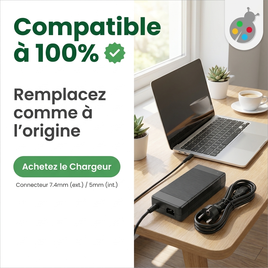 Chargeur ordinateur portable msi gp65 leopard 9sd ms 16u1