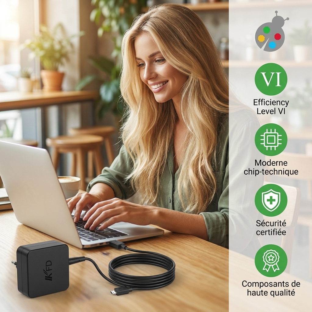 Chargeur ordinateur portable asus vivobook e200ha
