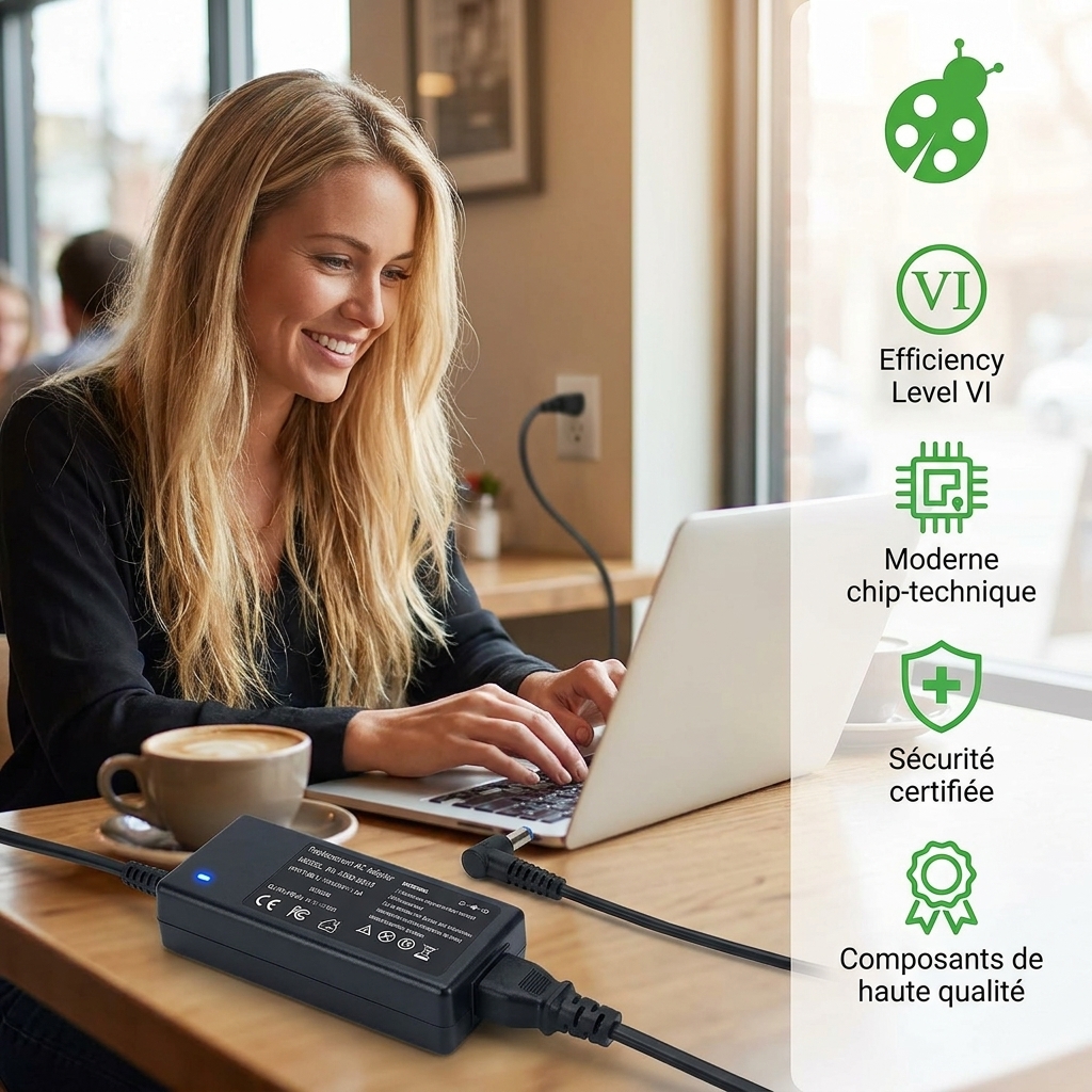 Chargeur ordinateur portable hp  15 ay033nf
