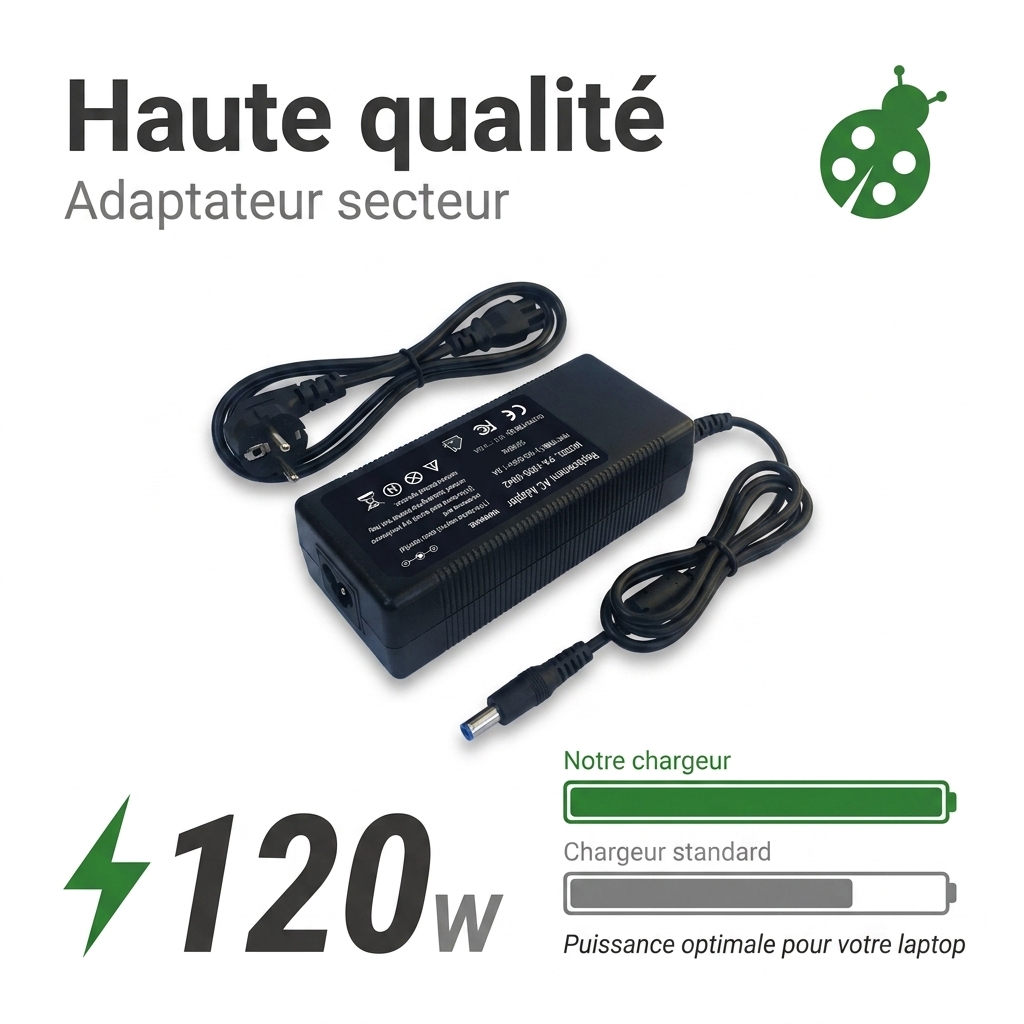 Chargeur ordinateur portable hp  omen 15 ax205na