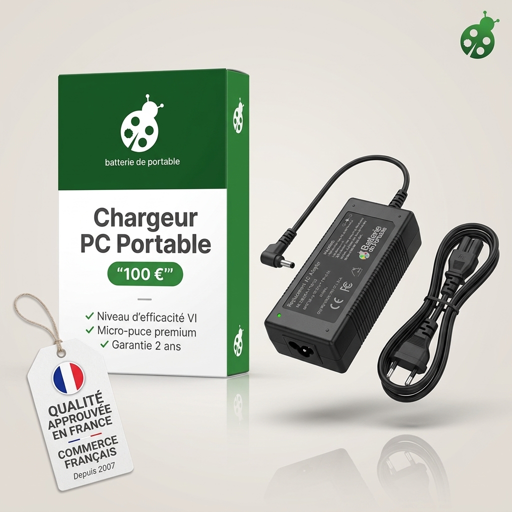 Chargeur ordinateur portable medion akoya e1240t