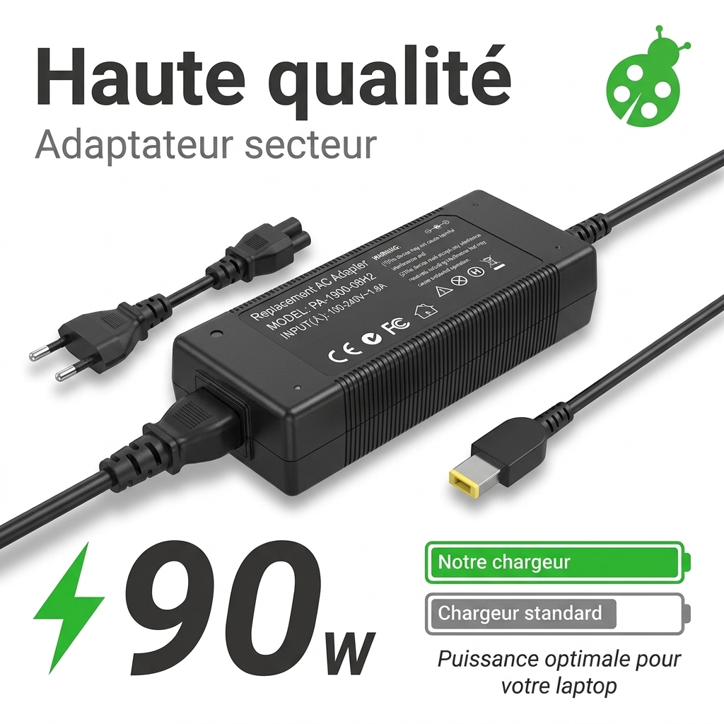 Chargeur ordinateur portable lenovo thinkpad p40 yoga 20gq0004ge