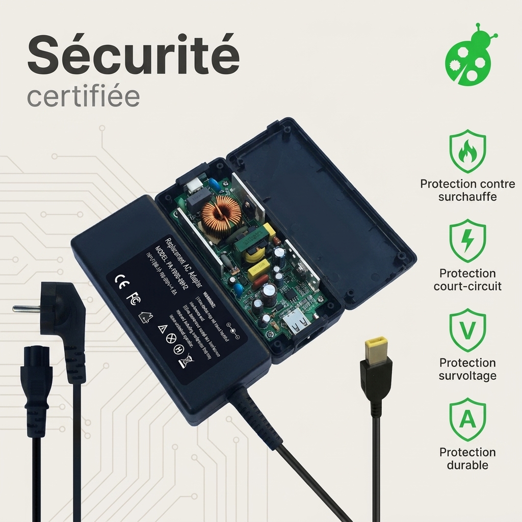 Chargeur ordinateur portable lenovo thinkpad p40 yoga 20gq0004ge