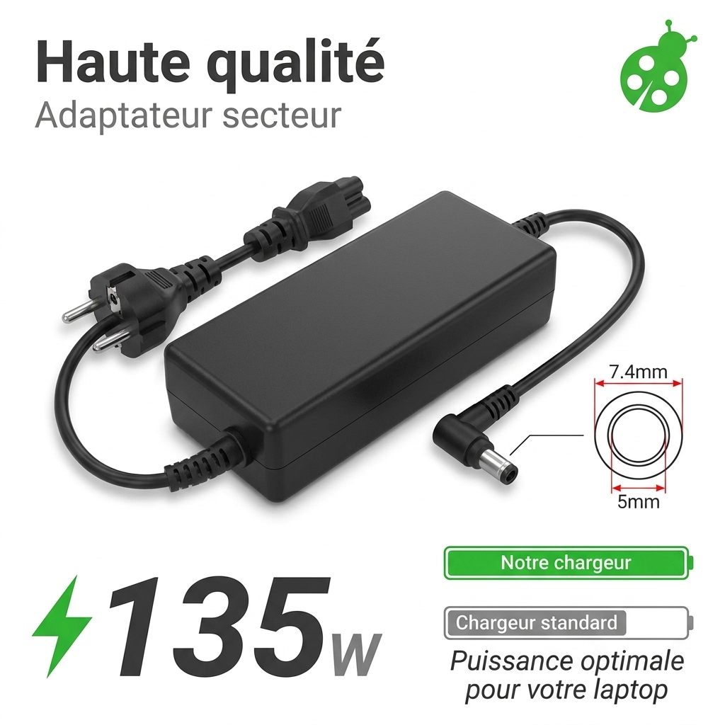 Chargeur ordinateur portable msi gl63 8rc 068