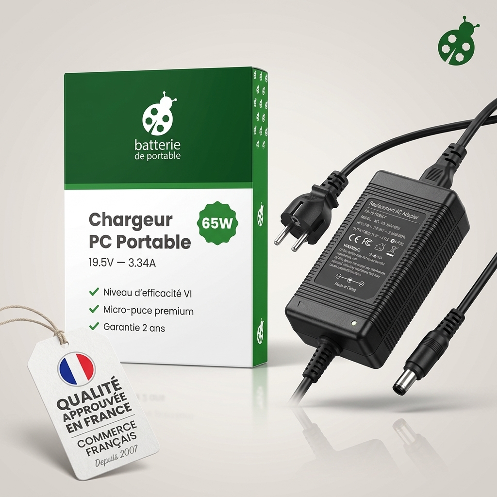 Chargeur dell latitude 14 e7470 7.6 v