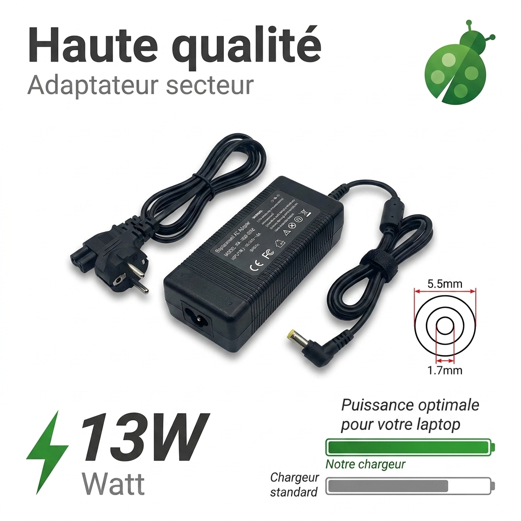 Chargeur acer conceptd 5 cn517 71 76fu