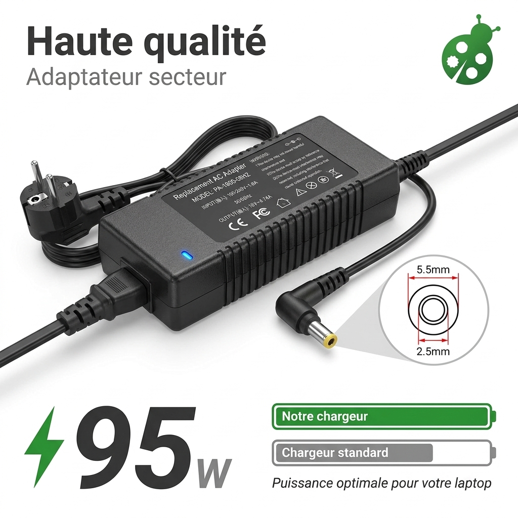 Chargeur ordinateur portable acer aspire 5750zg