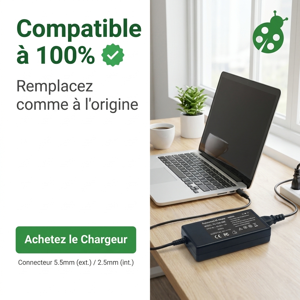 Chargeur ordinateur portable acer aspire 5750zg