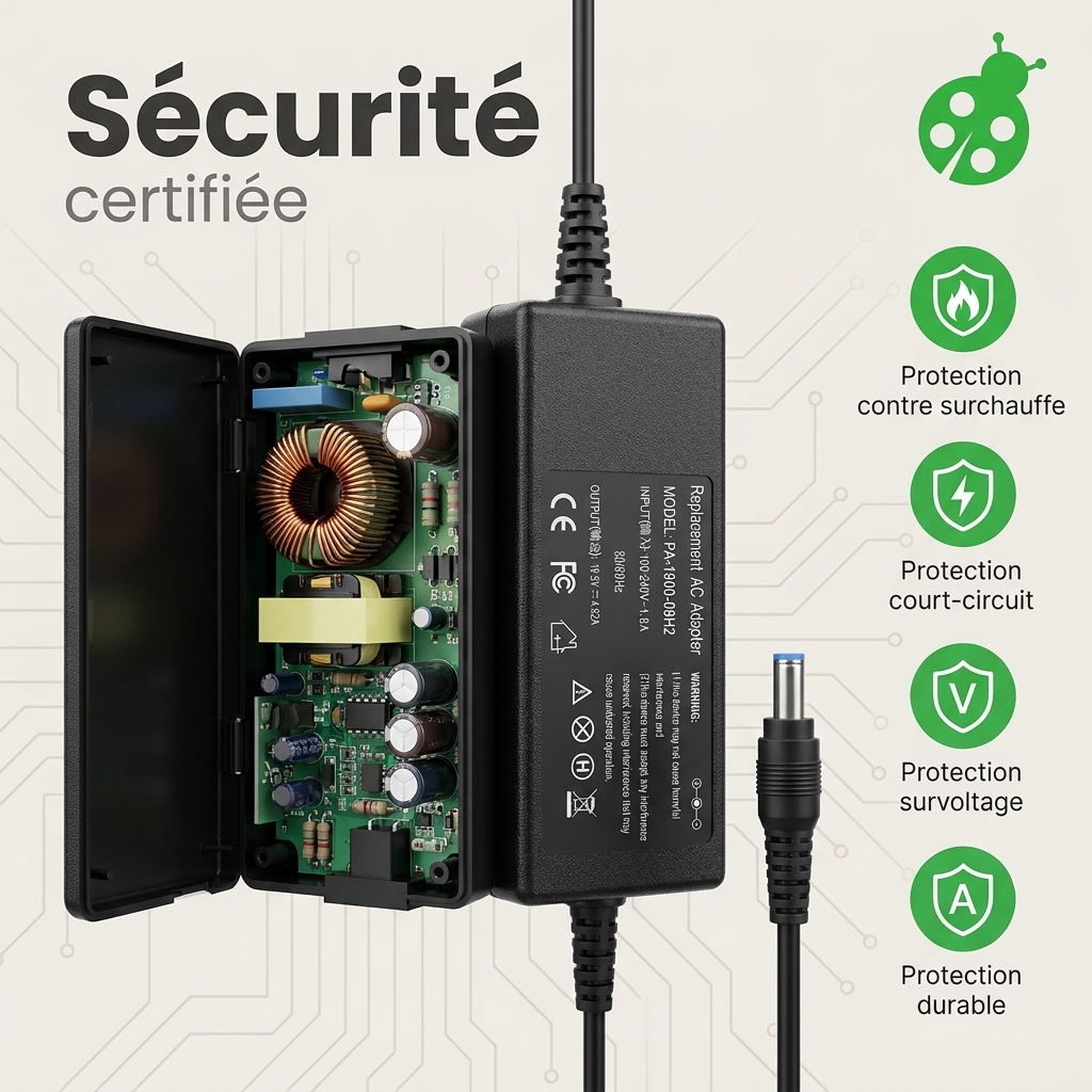 Chargeur ordinateur portable dell vostro 15 3578