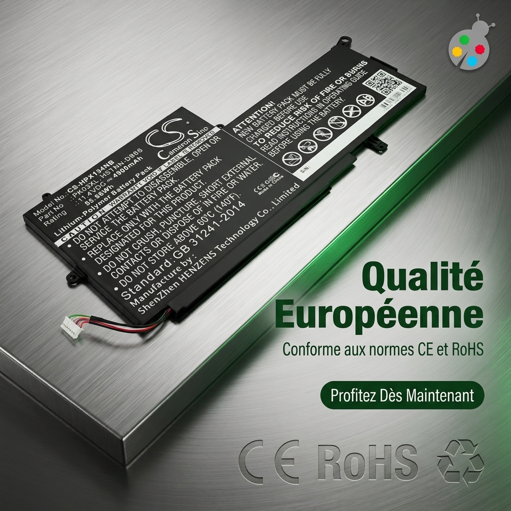 Batterie ordinateur portable hp spectre x360 convertible pc