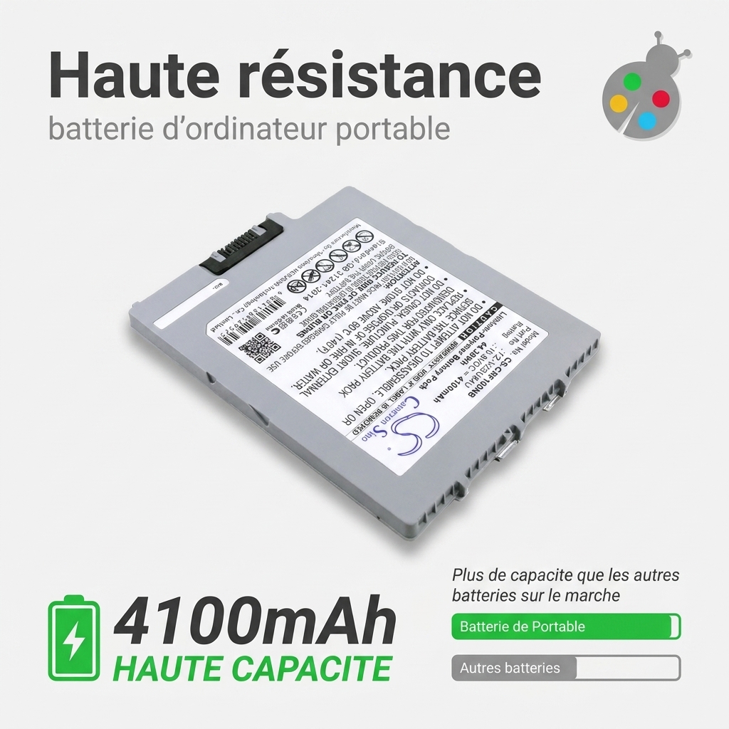 Batterie ordinateur portable panasonic toughpad fz g1