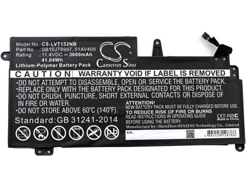 Batterie ordinateur portable lenovo thinkpad 13  20gjs02500