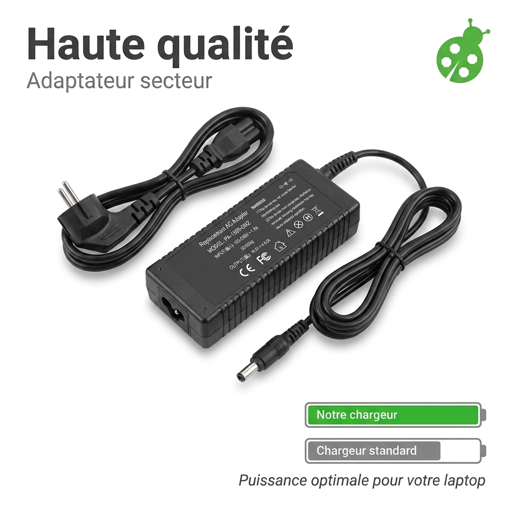 Chargeur ordinateur portable hp  pavilion 15 bc017nf