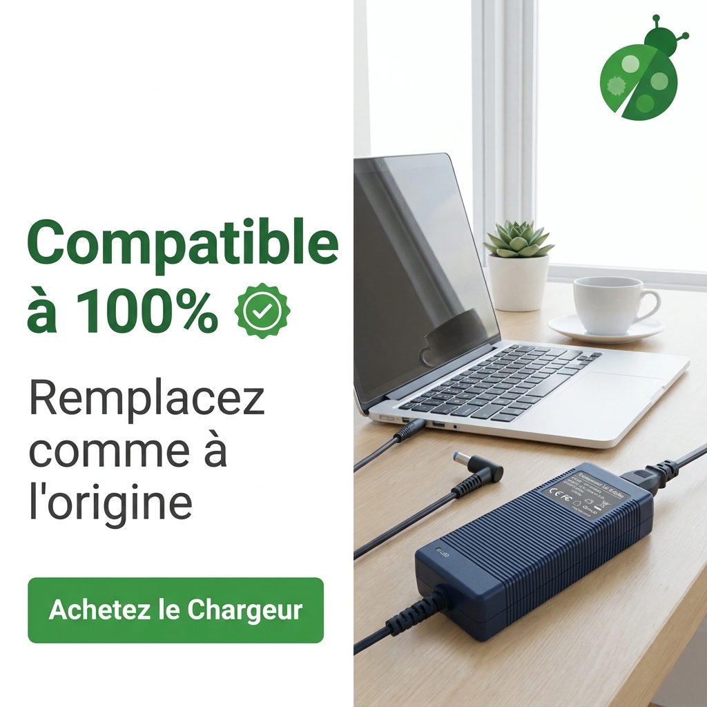 Chargeur ordinateur portable hp  pavilion 15 bc017nf