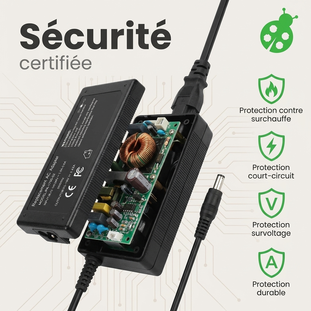 Chargeur ordinateur portable asus r540sa