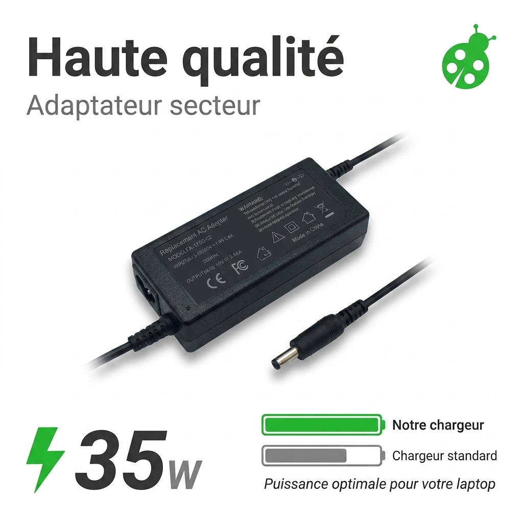Chargeur ordinateur portable asus vivobook e203n