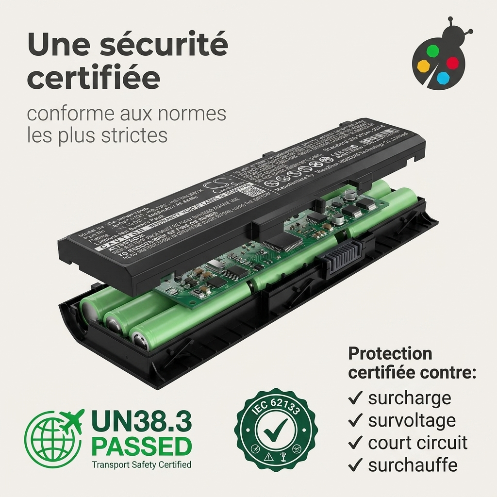 Batterie ordinateur portable hp omen 17 w018nf