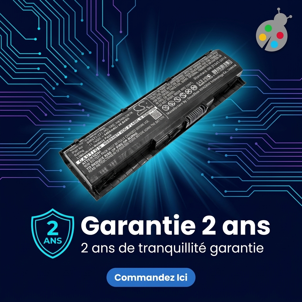 Batterie ordinateur portable hp omen 17 w018nf