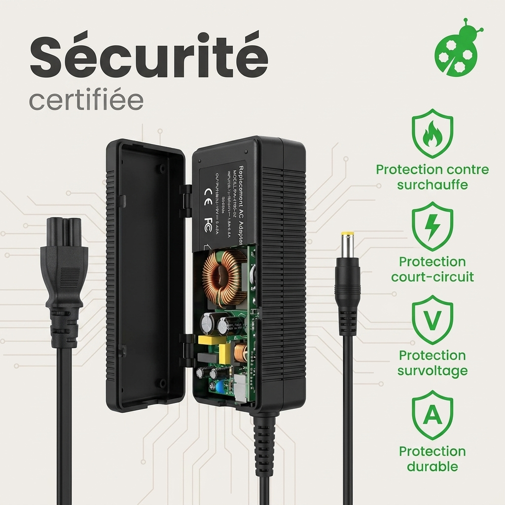 Chargeur ordinateur portable asus r541uv dm1338t