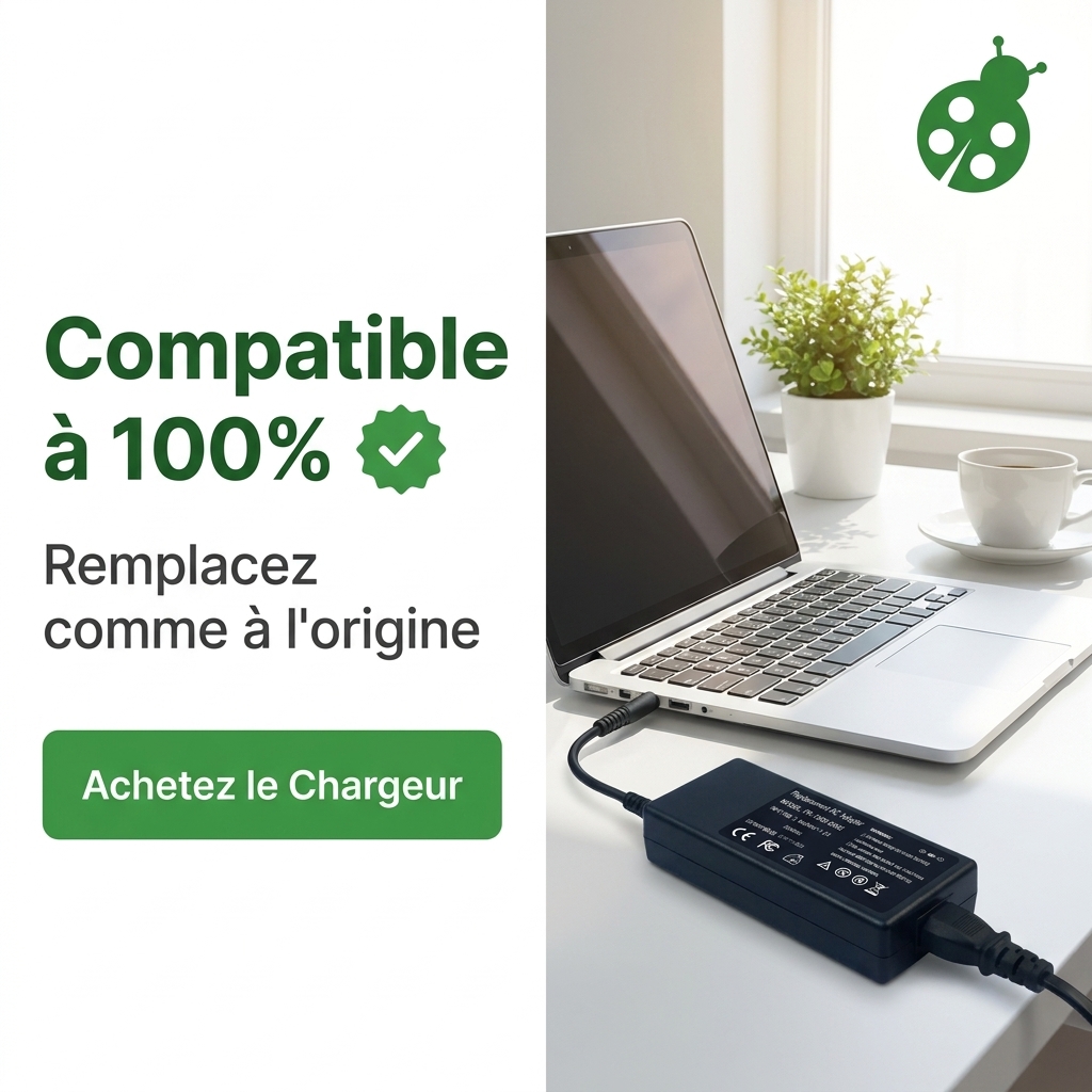 Chargeur ordinateur portable hp  pavilion x360 14 ba008nf