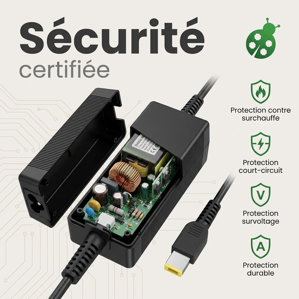 Chargeur ordinateur portable lenovo v110 15iap