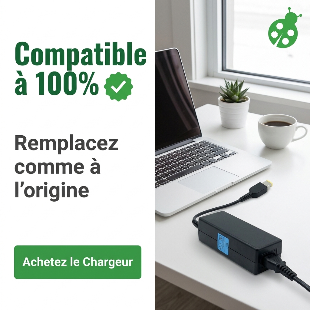 Chargeur ordinateur portable lenovo v110 15iap