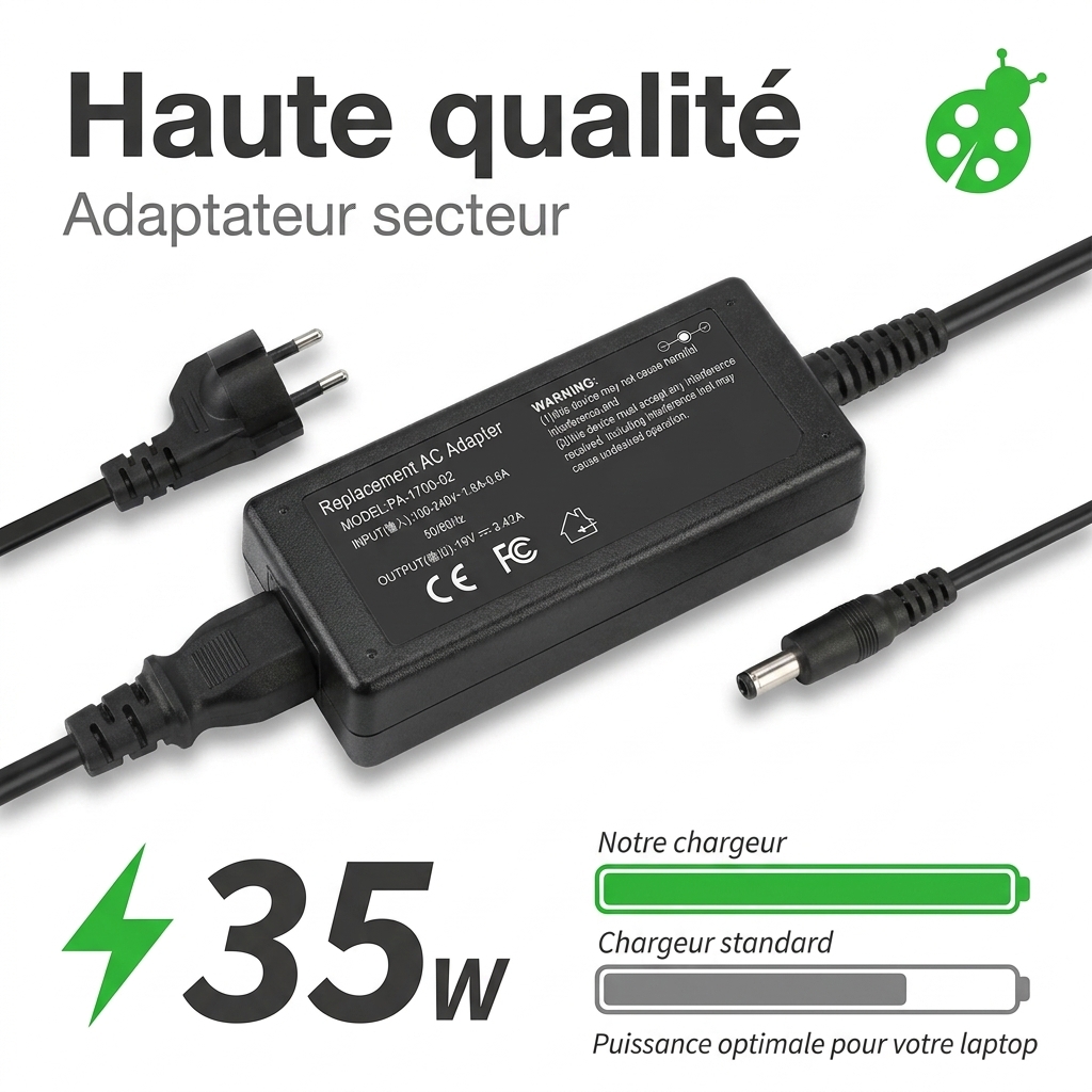 Chargeur ordinateur portable asus f402s wx330t