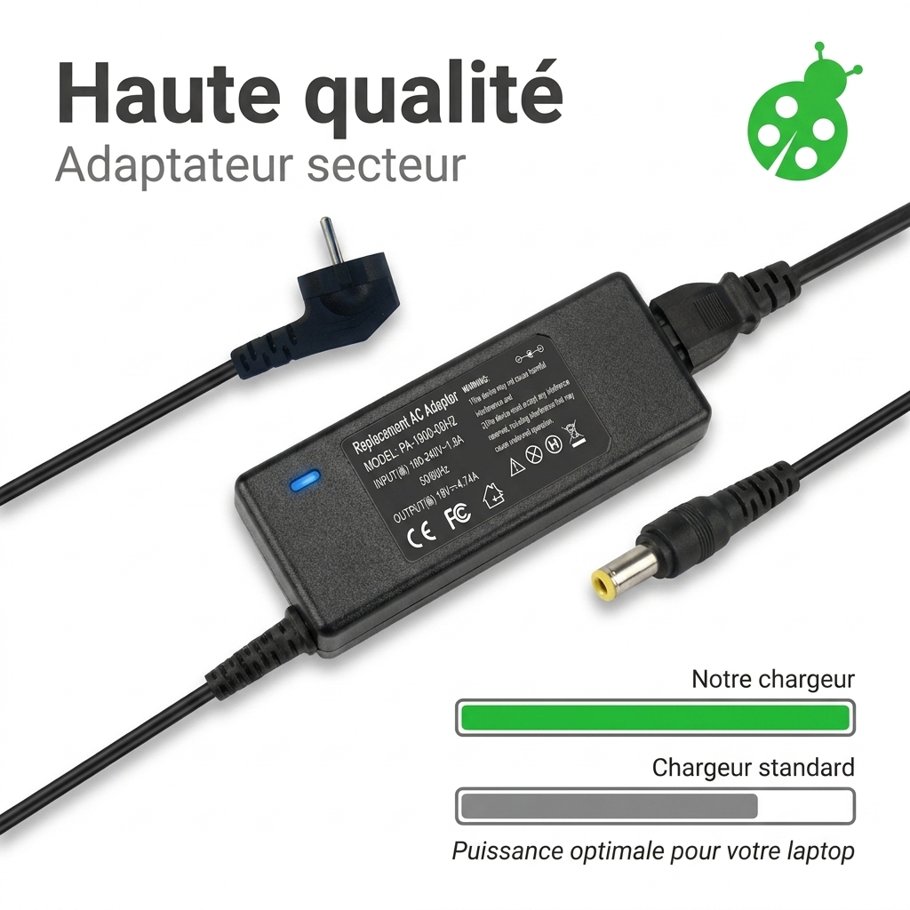 Chargeur ordinateur portable trekstor primebook c11