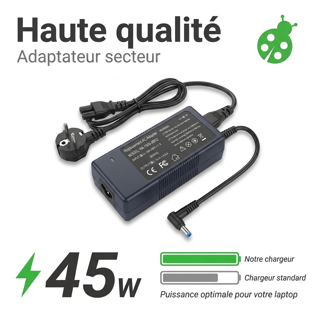 Chargeur ordinateur portable hp  11