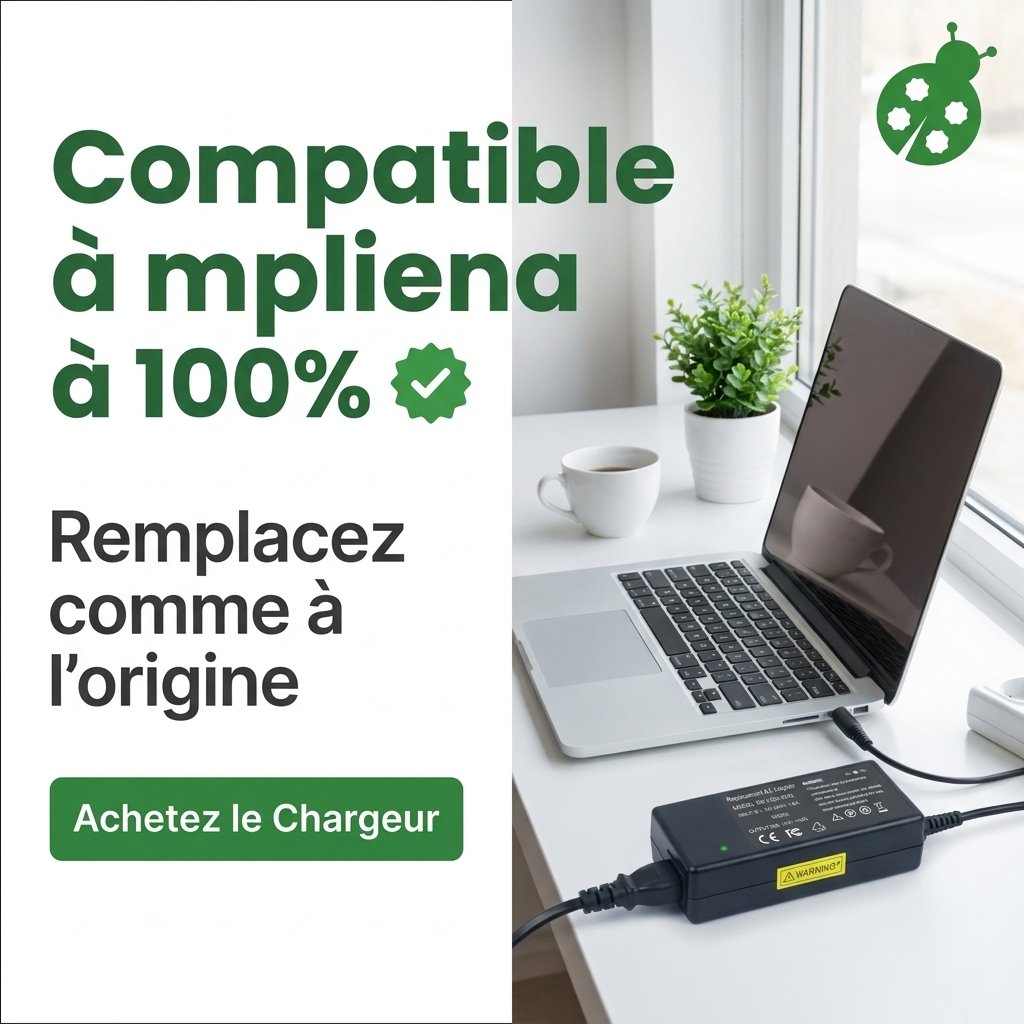 Chargeur ordinateur portable dell inspiron 5558