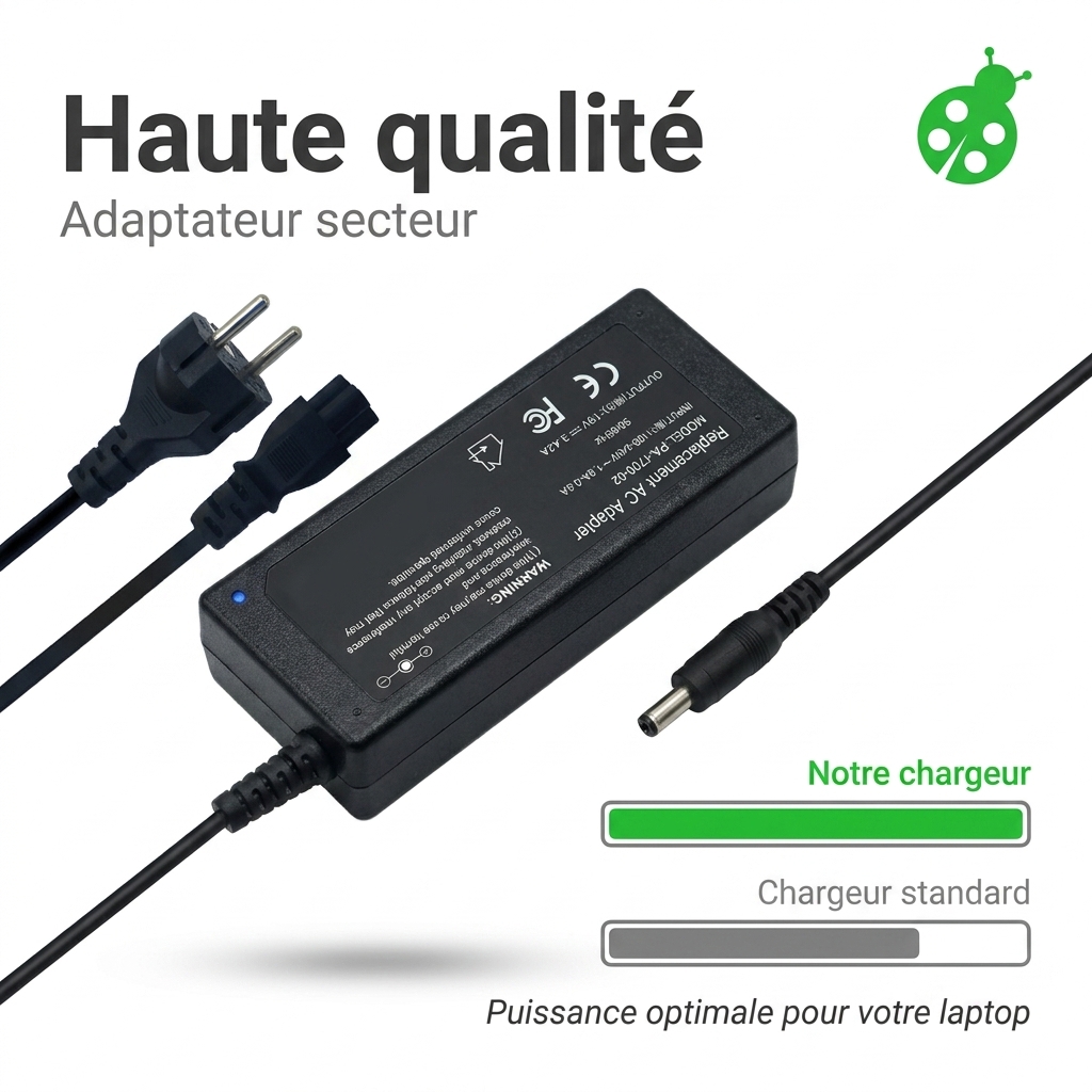 Chargeur ordinateur portable asus p1501ua gq502r