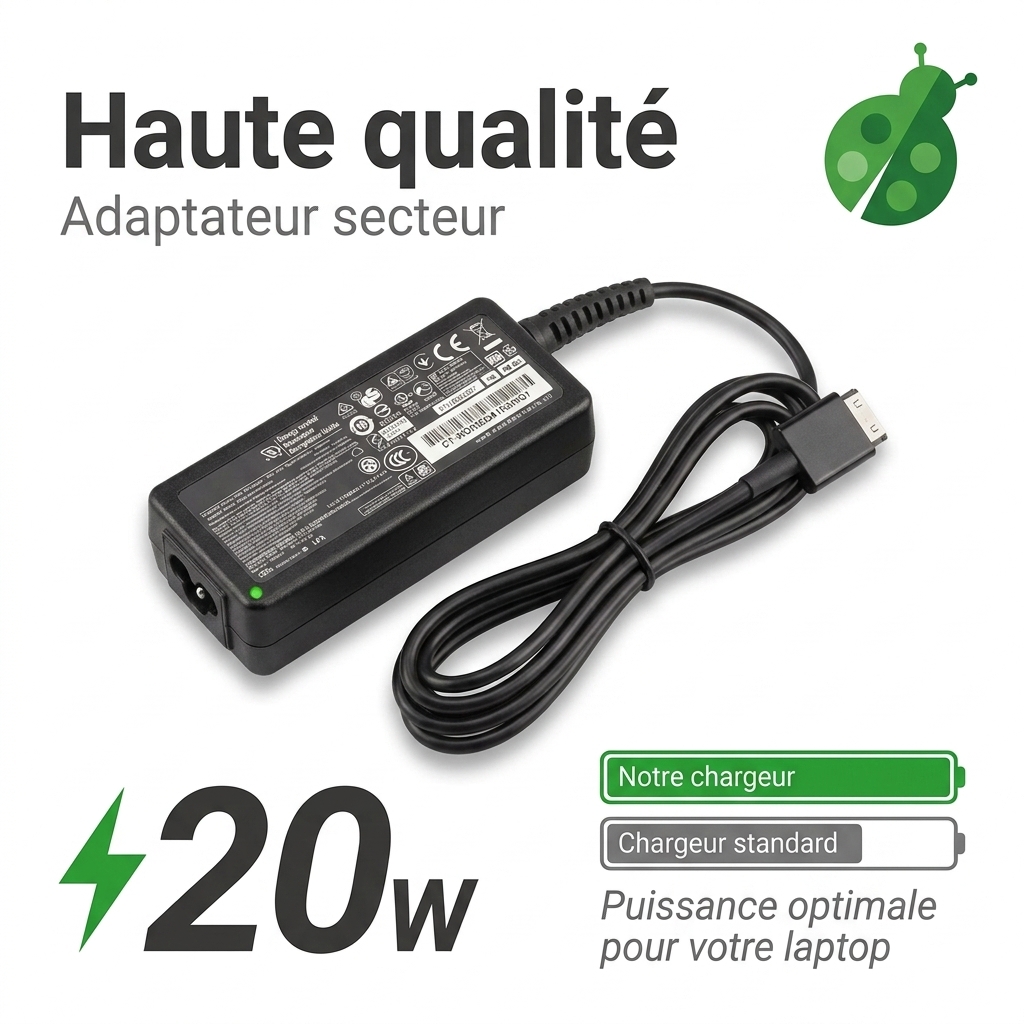 Chargeur ordinateur portable hp  slatebook x2 10.1