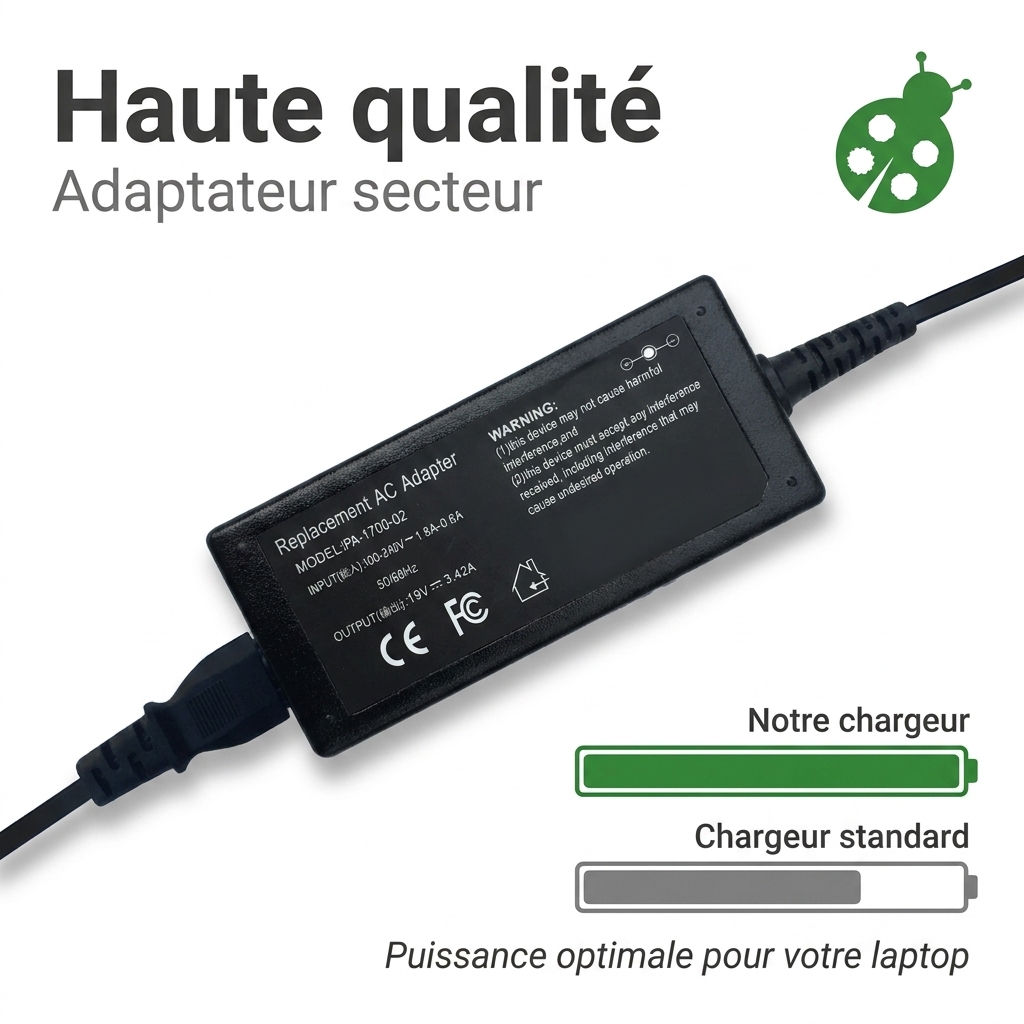 Chargeur ordinateur portable asus e402
