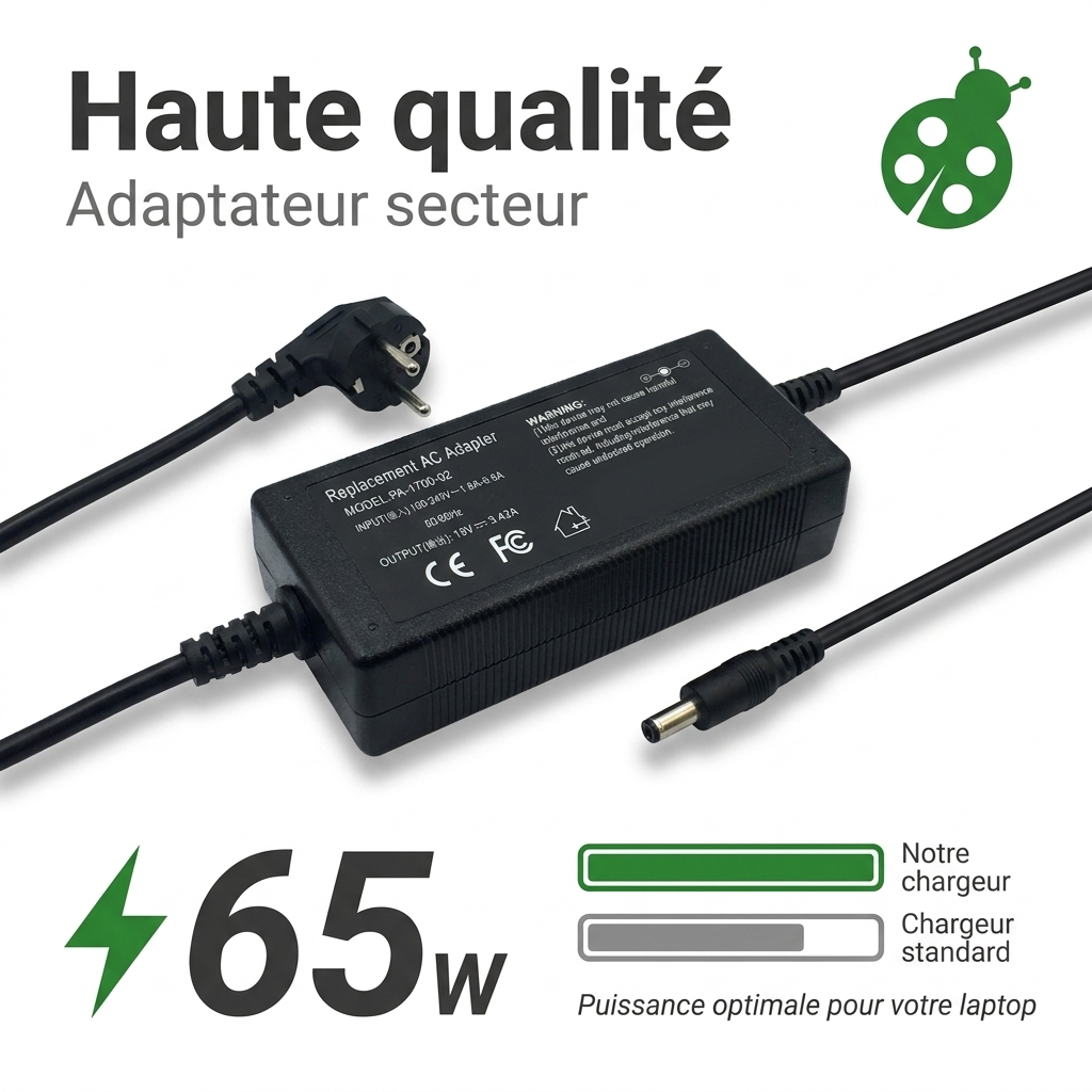 Chargeur ordinateur portable asus vivobook r541uj