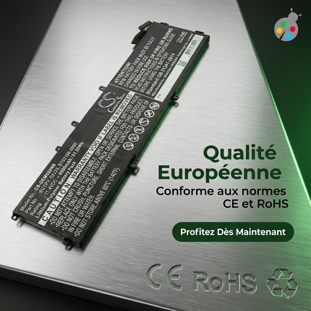 Batterie ordinateur portable dell xps 15 9570