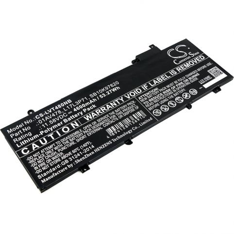 Batterie ordinateur portable lenovo thinkpad t480s 20l7002lcd