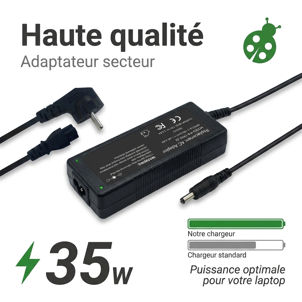 Chargeur ordinateur portable asus e203