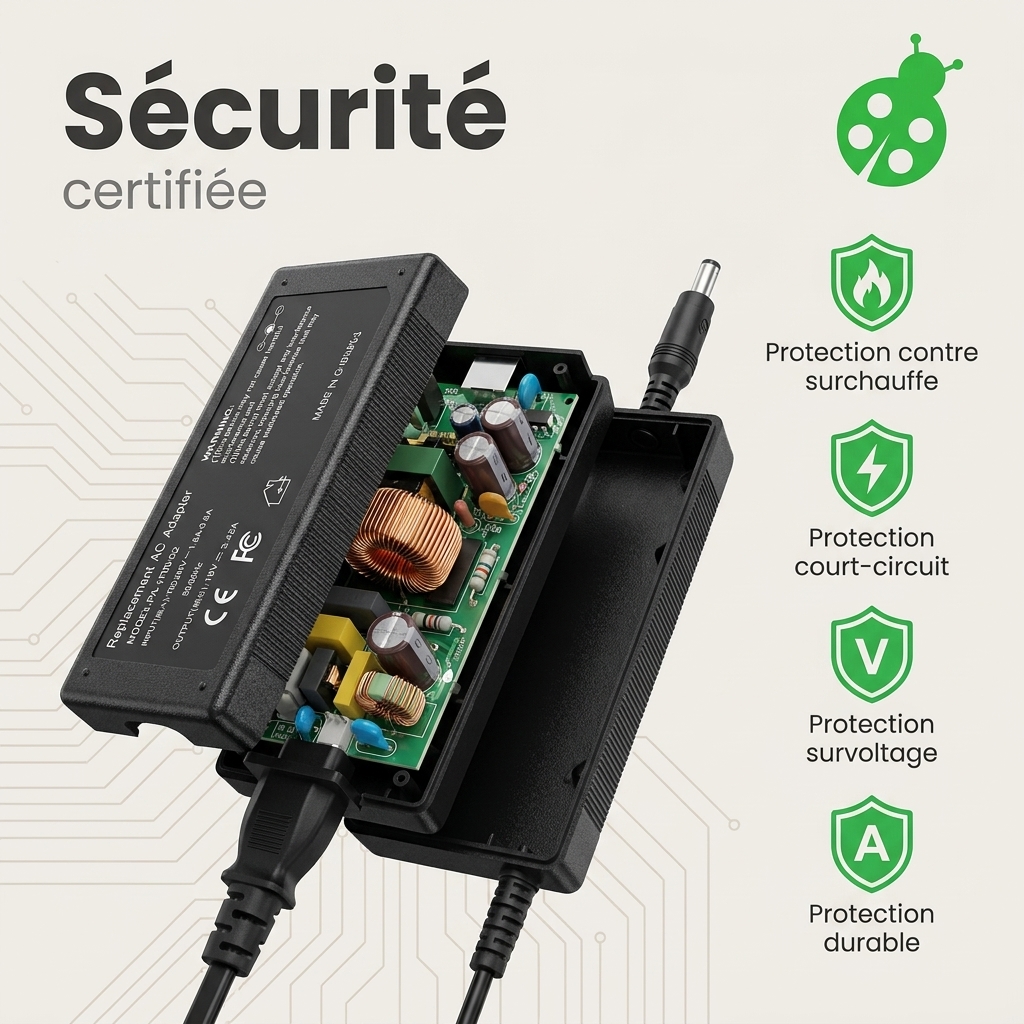 Chargeur ordinateur portable asus e203