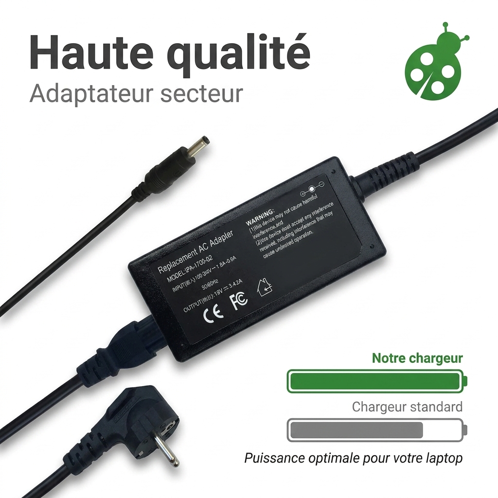 Chargeur ordinateur portable asus vivobook flip tp510u