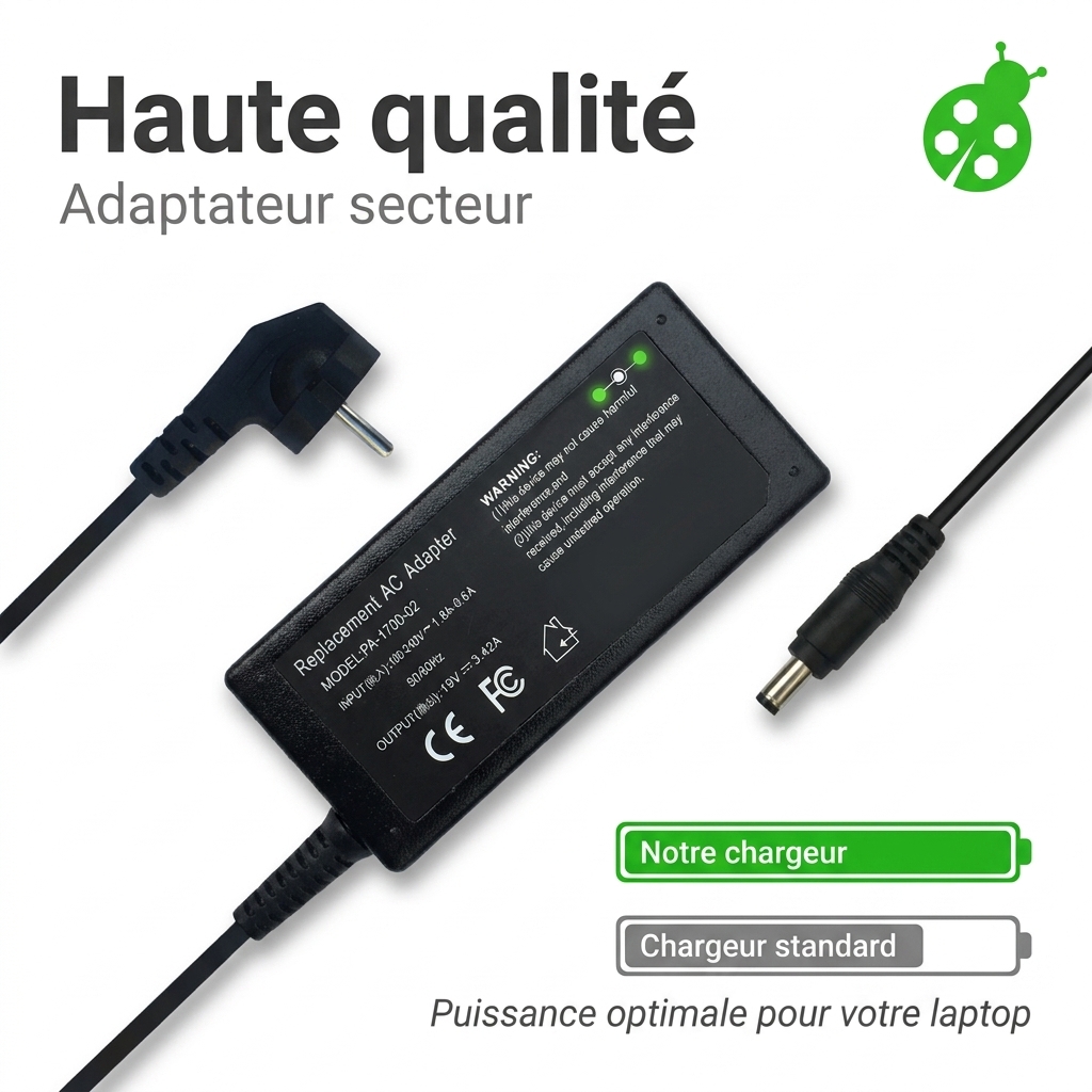 Chargeur ordinateur portable asus r457ua