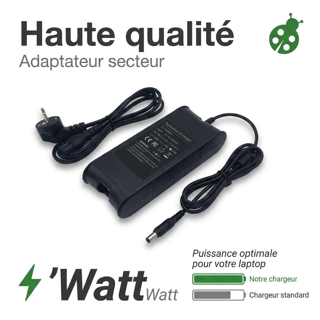 Chargeur ordinateur portable dell latitude 5580