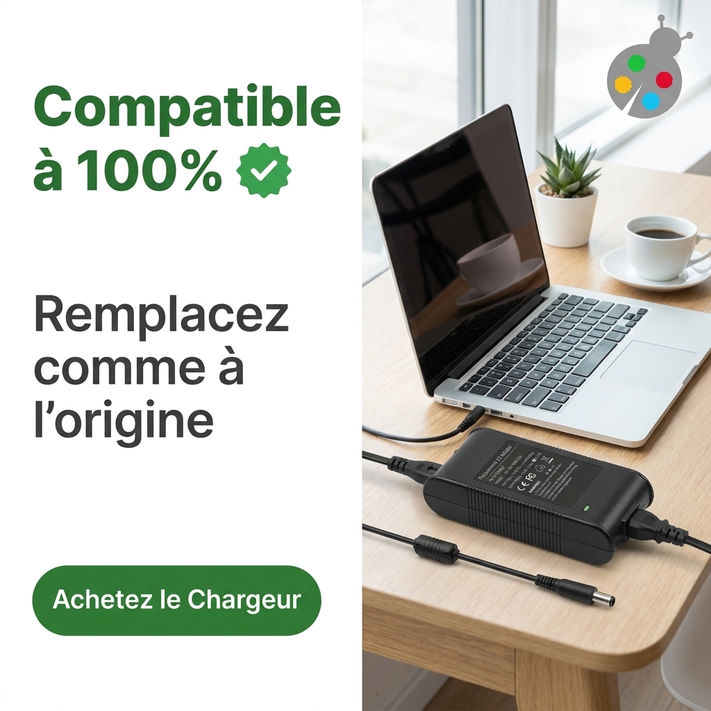 Chargeur ordinateur portable dell latitude 5580
