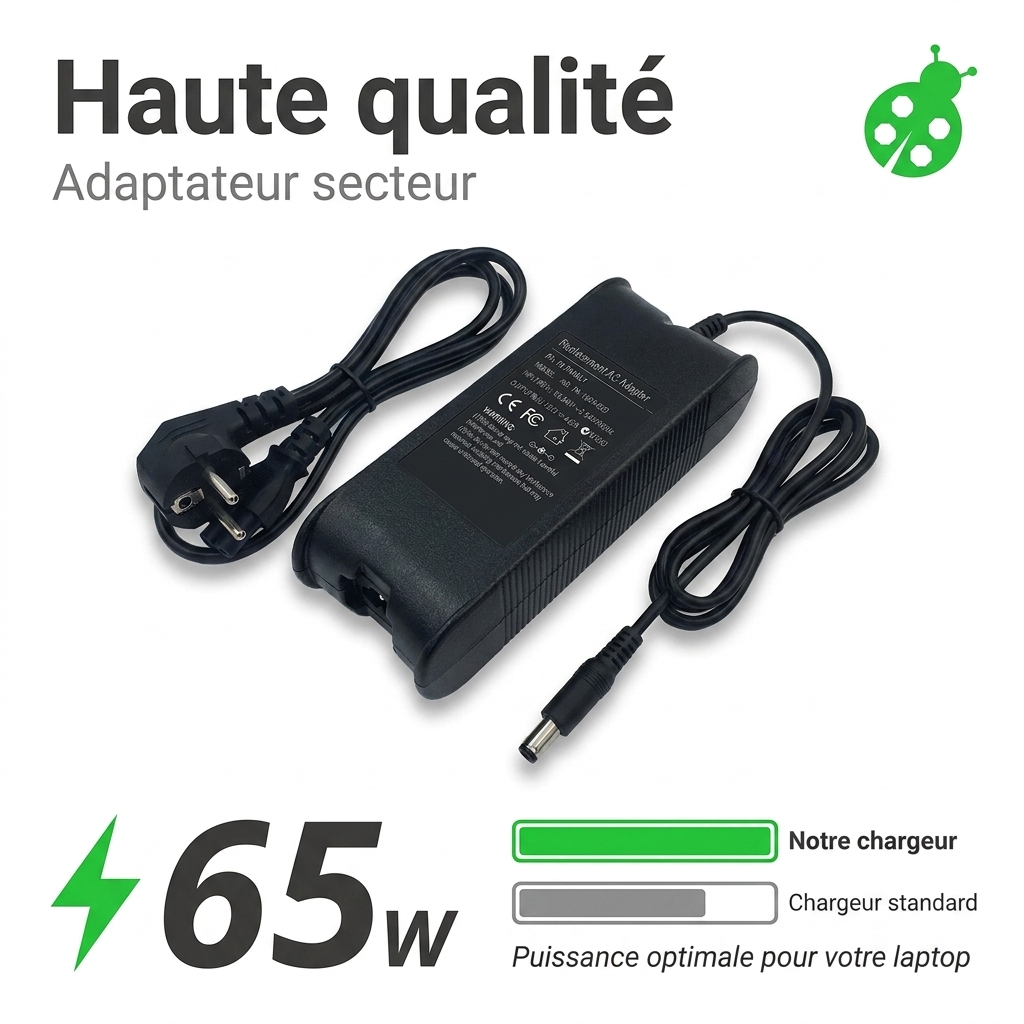 Chargeur ordinateur portable dell inspiron 17 3737