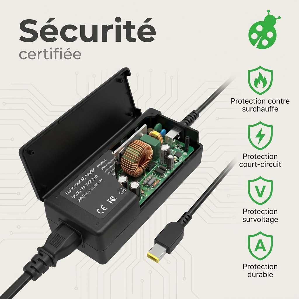 Chargeur ordinateur portable lenovo legion y530 15ich 862