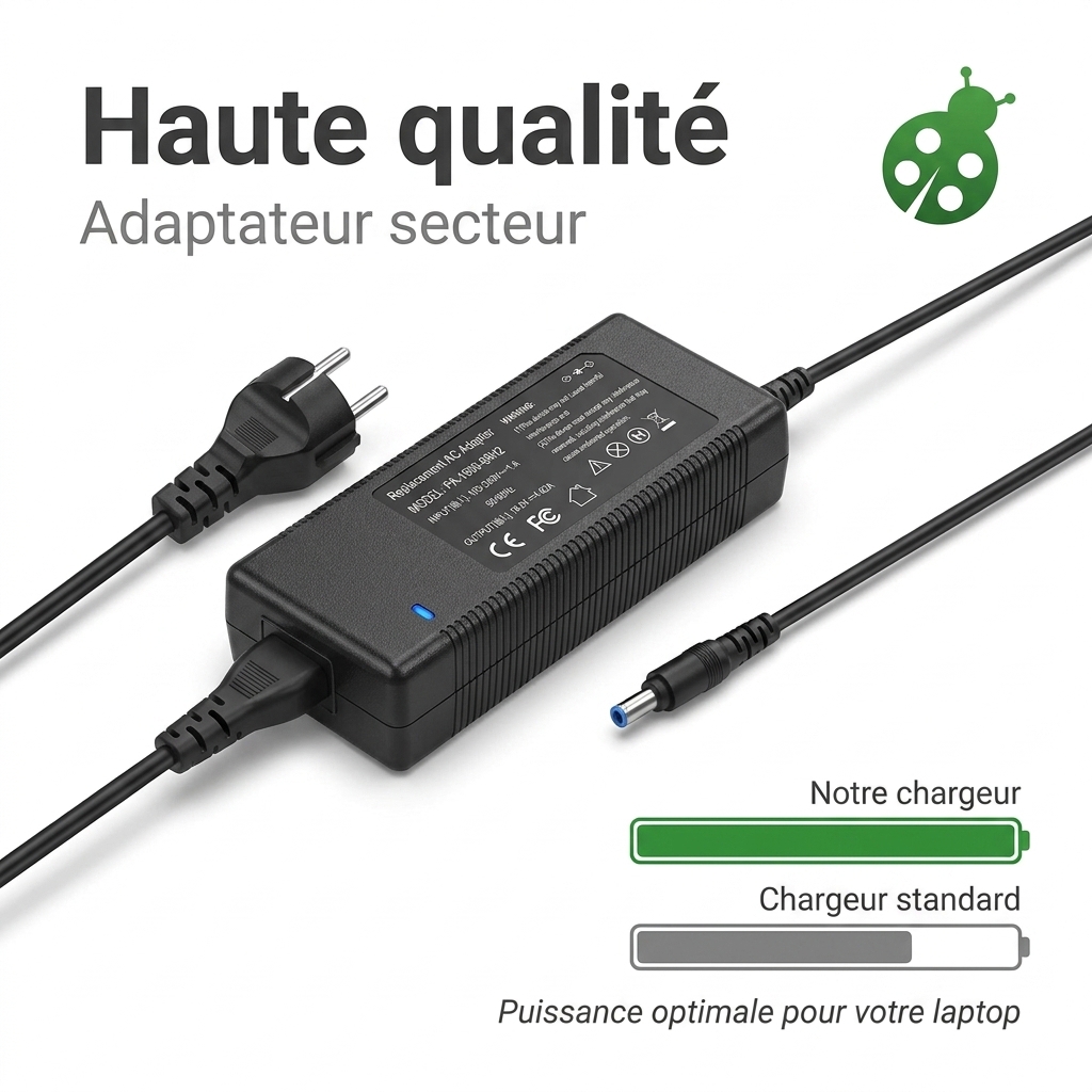 Chargeur ordinateur portable hp  pavilion 15 ck003np
