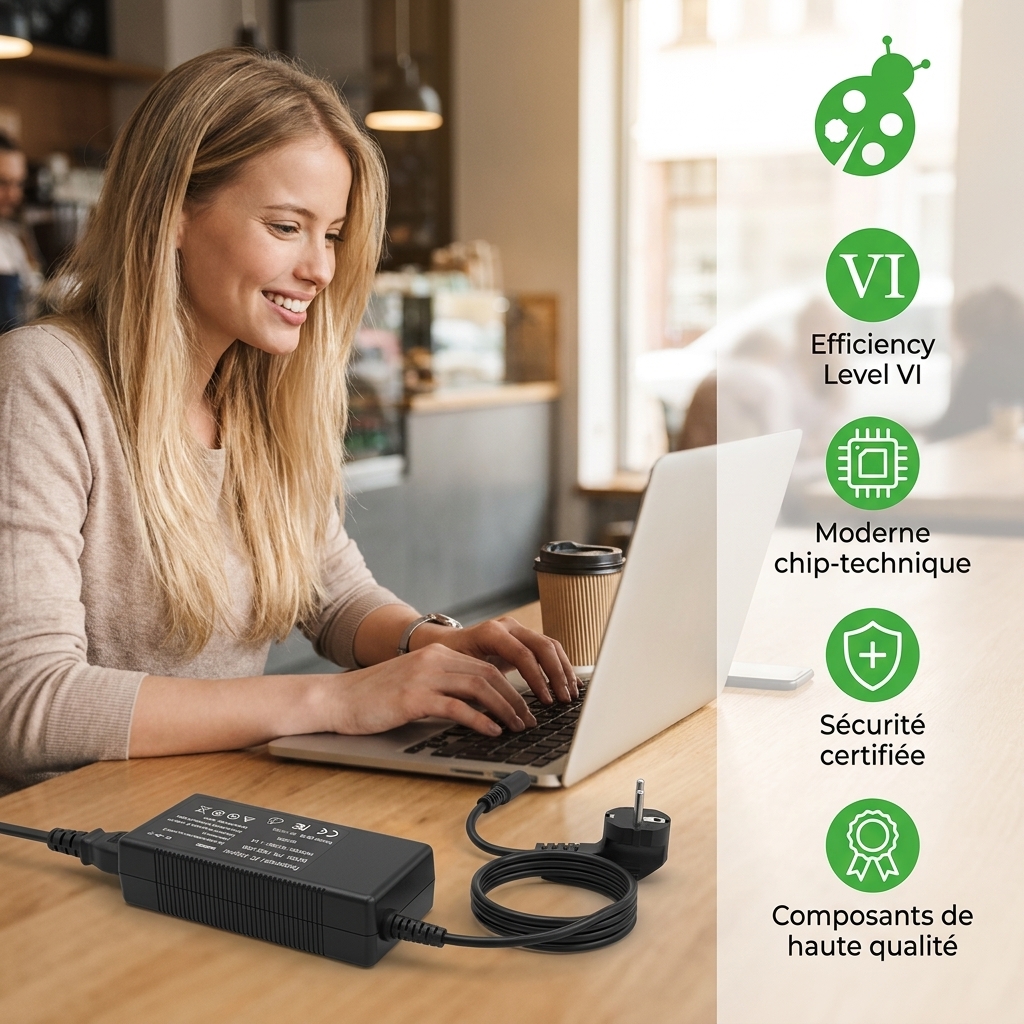 Chargeur ordinateur portable hp  pavilion 15 ck003np