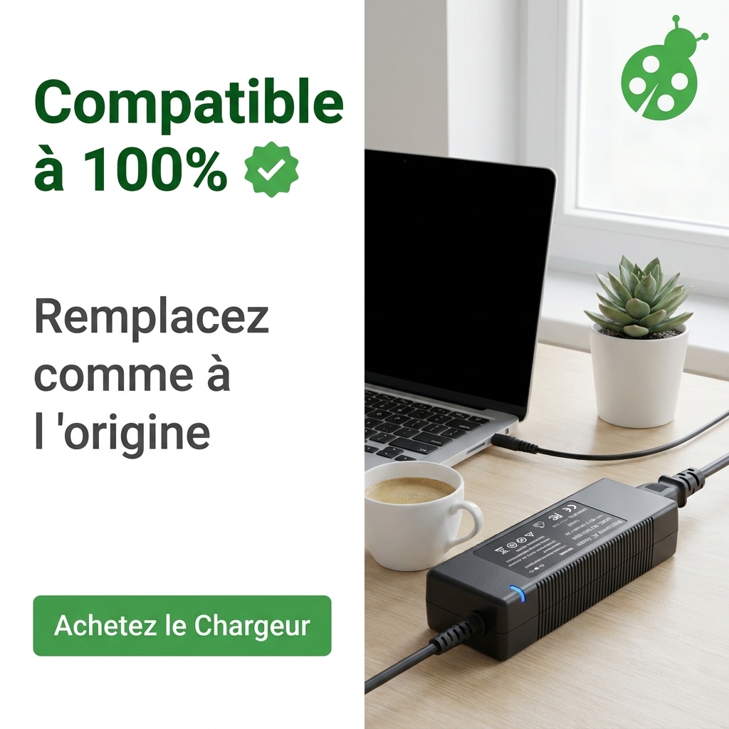Chargeur ordinateur portable hp  pavilion 15 ck003np
