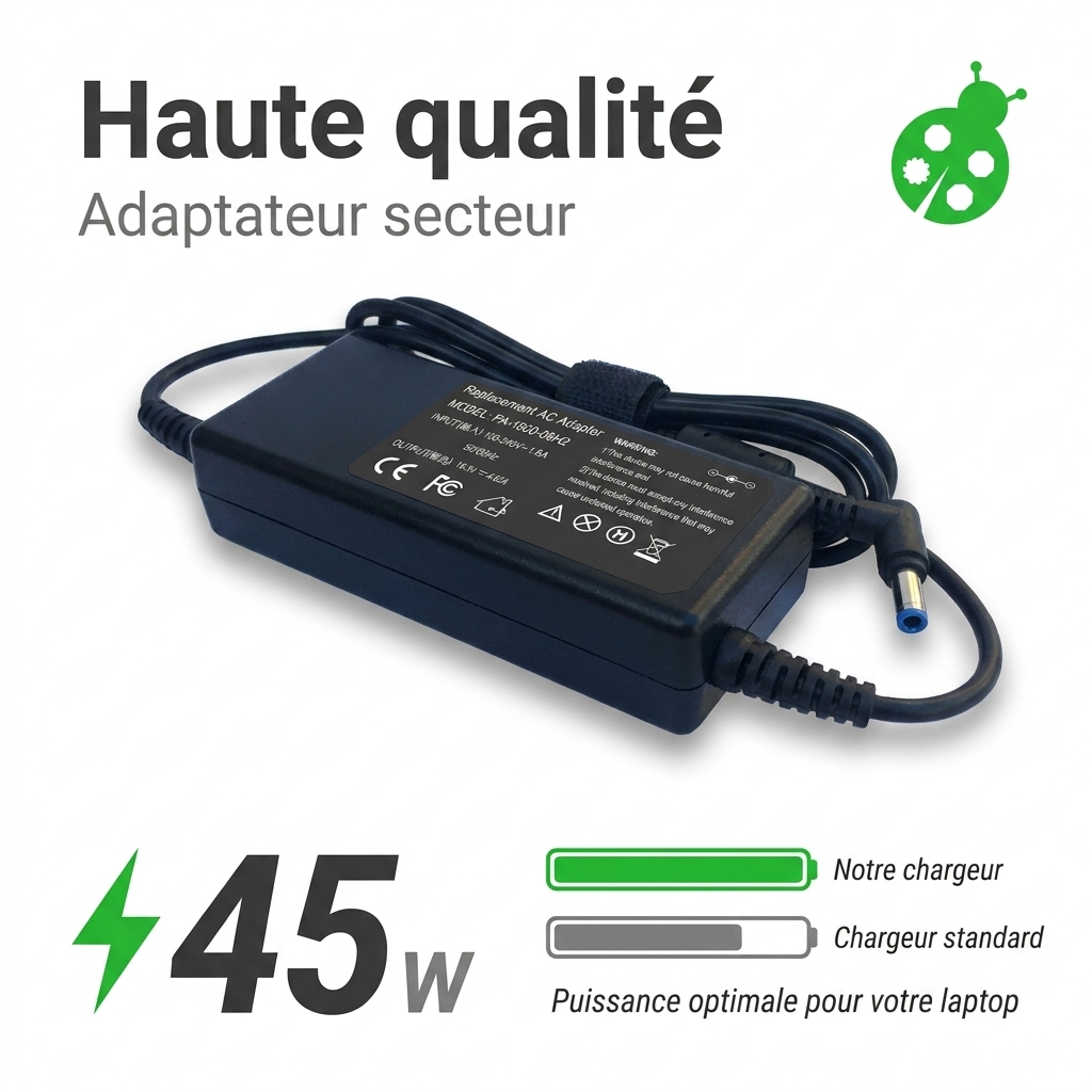 Chargeur ordinateur portable hp  spectre x360 13t 4100 cto