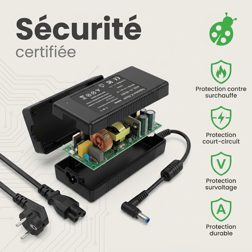 Chargeur ordinateur portable hp  spectre x360 13t 4100 cto