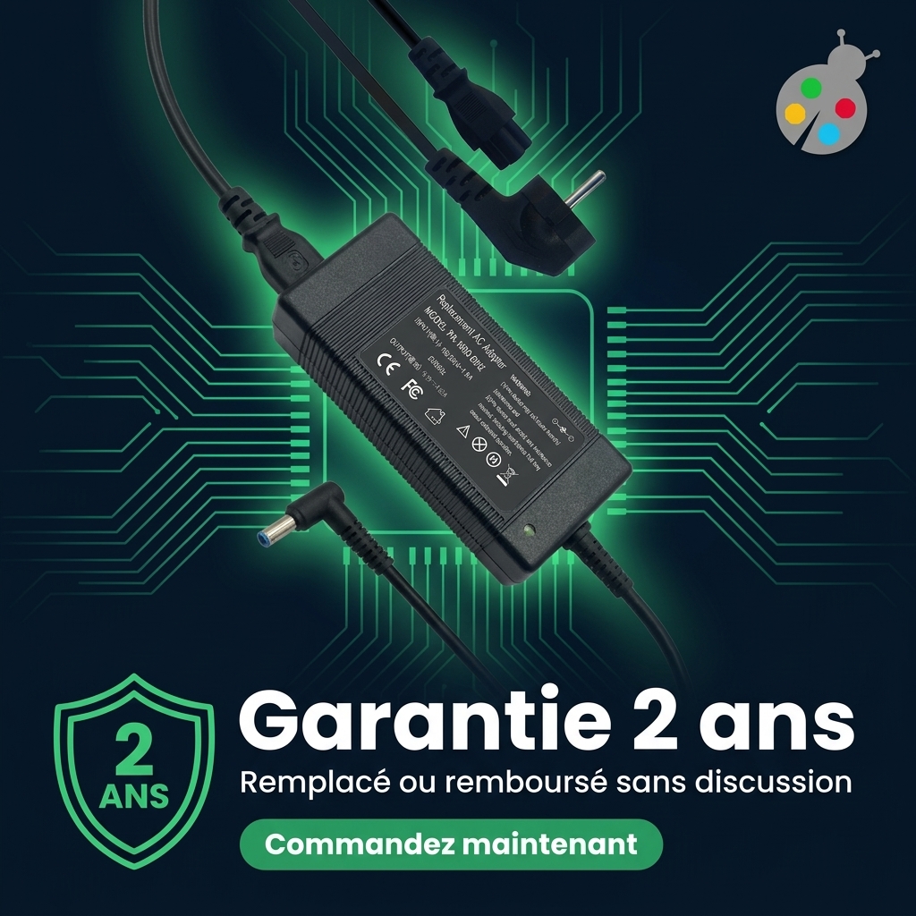 Chargeur ordinateur portable hp  pavilion x360 14 ba010ca